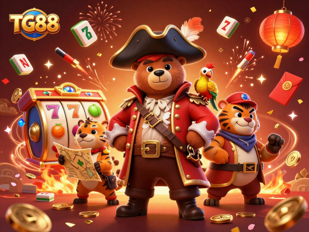 Experience the vibrant excitement of TG88 with thrilling slot adventures and colorful characters.