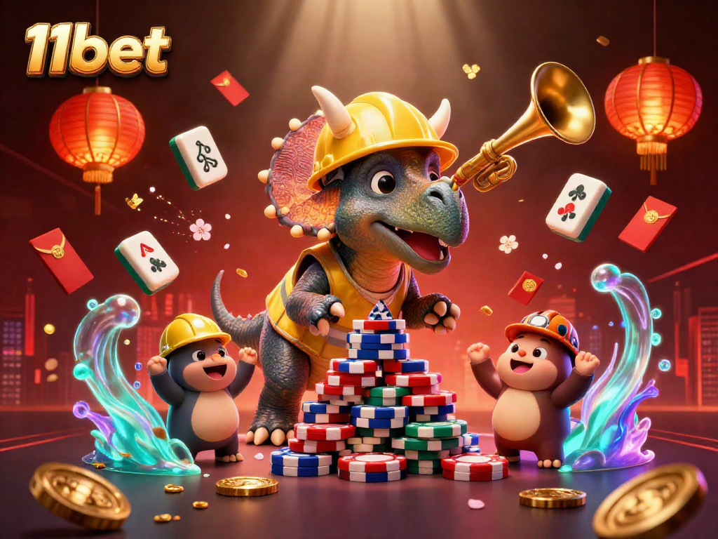 Engage with 11bet and experience thrilling gameplay with a dynamic jungle scene of casino fun.