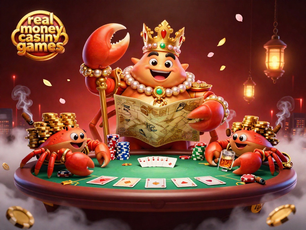 Engage with immersive real money casino games featuring vibrant characters, poker elements, and dynamic gameplay.