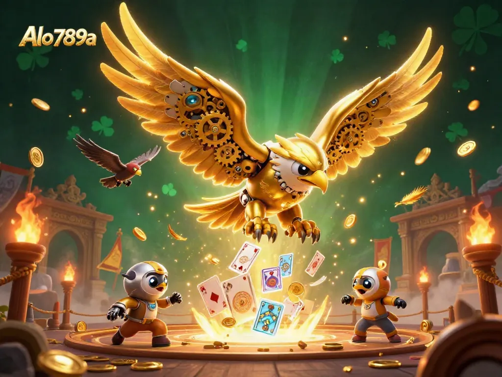 Alo 789a immersive illustration showcasing a dynamic cockfighting arena with vibrant characters and intricate details.